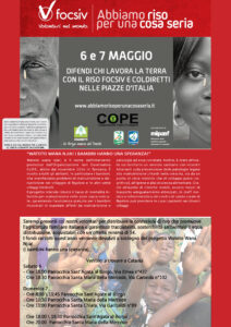 [cml_media_alt id='2841']Locandina per 6-7 Maggio Campagna Riso 2017[/cml_media_alt]