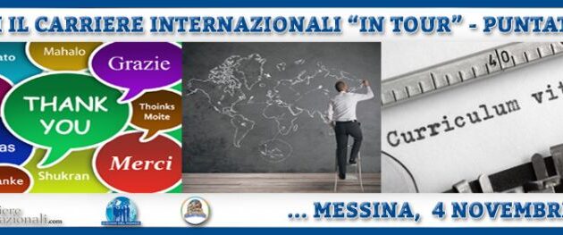 Come si raggiunge una carriera internazionale? Messina, 4 novembre 2015